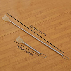 2pcs Extendable Back Scratcher Stainless Steel Telescopic Claw Massager
