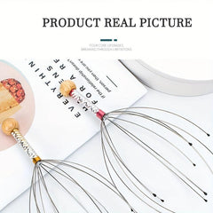 Head Neck Scalp Massage Tool Stress Tension Relax Random