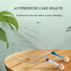 Head Neck Scalp Massage Tool Stress Tension Relax Random
