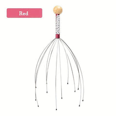 Head Neck Scalp Massage Tool Stress Tension Relax Random