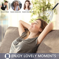 Handheld Scalp Massager for Deep Relaxation - 20 Fingers Scalp Scratcher