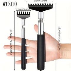1pc Extendable Back Scratcher Metal Stainless Steel Telescoping Tool