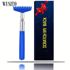 1pc Extendable Back Scratcher Metal Stainless Steel Telescoping Tool
