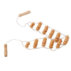 Wood Back Roller Strip Trigger Point Self Massager Full Body Muscle Massage