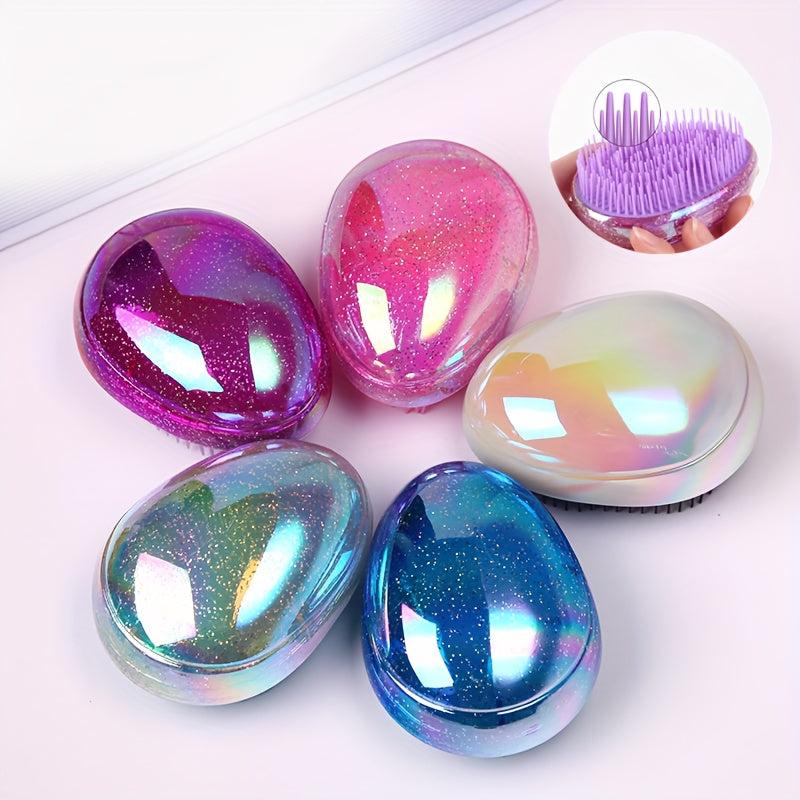 Colorful Hairdressing Comb Massage Comb for Women Manual Head Massager