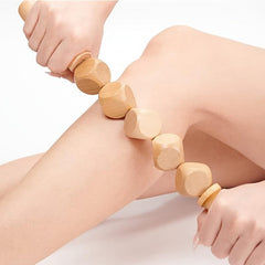 Wooden 5 Cube Shape Massage Roller Household Manual Massager