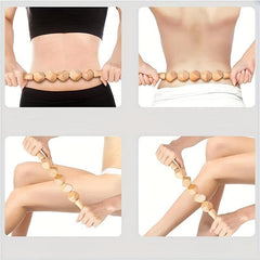 Wooden 5 Cube Shape Massage Roller Household Manual Massager