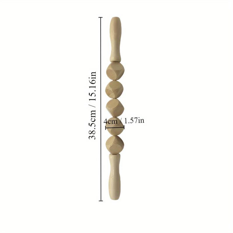 Wooden 5 Cube Shape Massage Roller Household Manual Massager