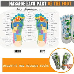 5-Finger Health Socks, Acupoint Massage Gloves
