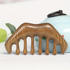 Sandalwood Comb Big Teeth Massage Hairdressing Scalp Massage Comb