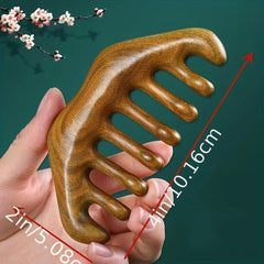 Sandalwood Comb Big Teeth Massage Hairdressing Scalp Massage Comb