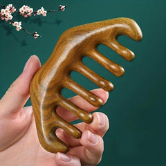 Sandalwood Comb Big Teeth Massage Hairdressing Scalp Massage Comb