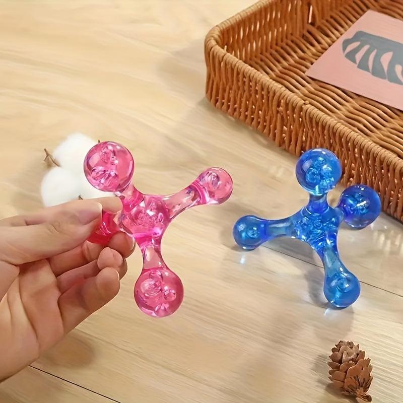 Crystal Ball Massager for Whole Body Muscle Massage with Manual Mini Massager