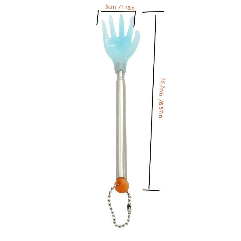 Telescopic Stainless Steel Back Scratcher Claw Massager