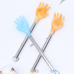 Telescopic Stainless Steel Back Scratcher Claw Massager