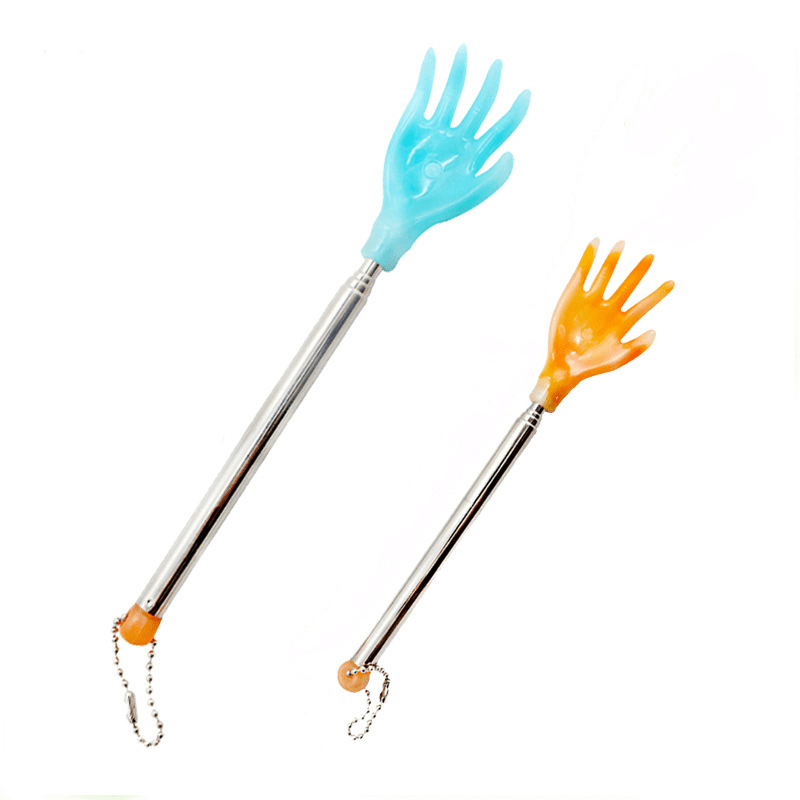 Telescopic Stainless Steel Back Scratcher Claw Massager