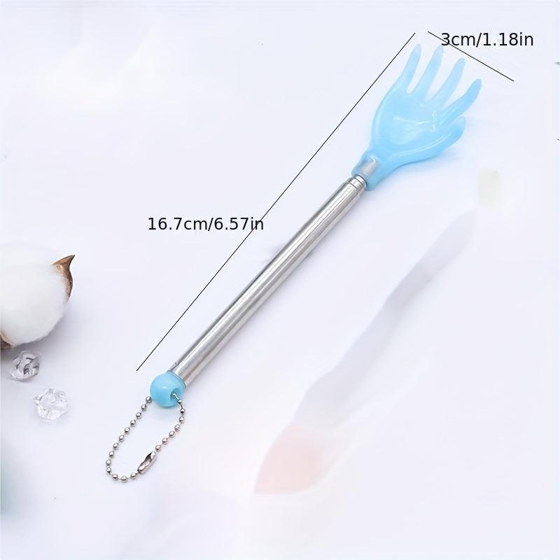 Telescopic Stainless Steel Back Scratcher Claw Massager