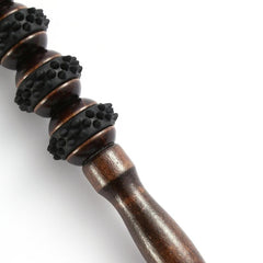 Wooden Handle Fascial Massage Roller Trigger Points