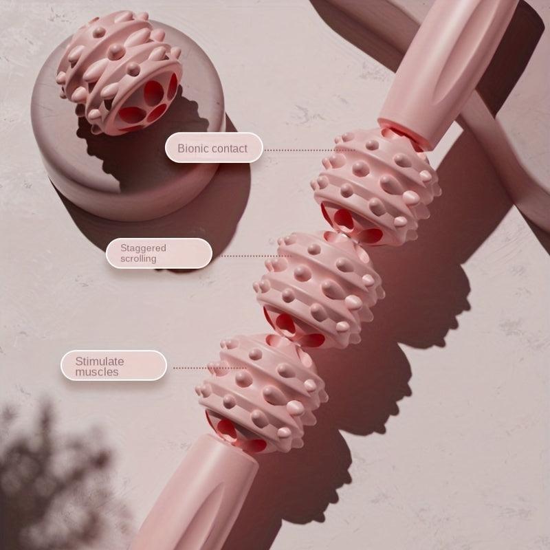 Spiky Ball Massage Roller Stick Handheld
