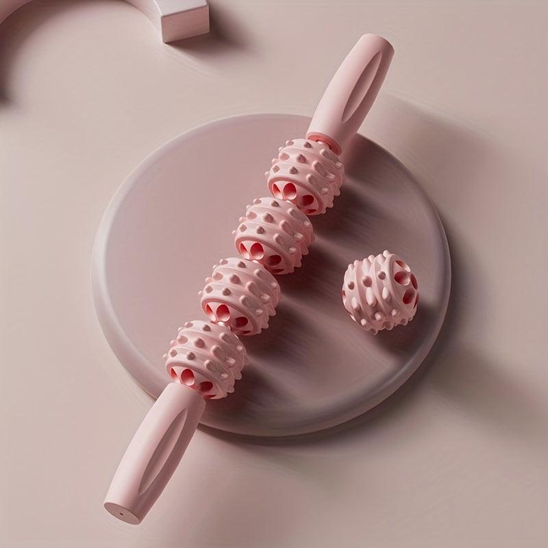 Spiky Ball Massage Roller Stick Handheld