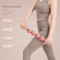 Spiky Ball Massage Roller Stick Handheld