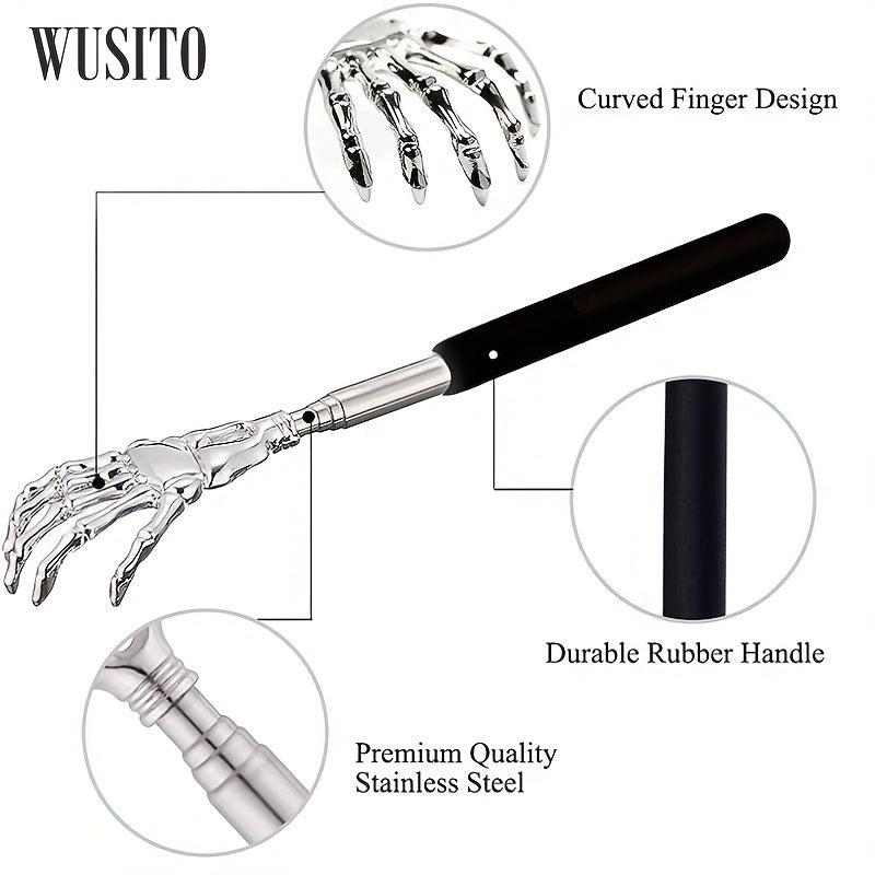 Stainless Steel Telescoping Back Scratcher with Gift Bag