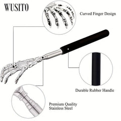Stainless Steel Telescoping Back Scratcher with Gift Bag
