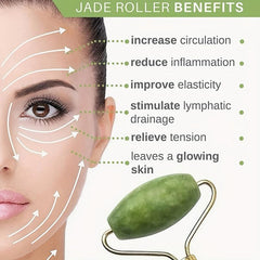 Jade Scraping Board Roller Set Facial Massage Tool