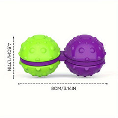 2pcs Portable Hand Neck Shoulder Massage Ball for Home Office Use