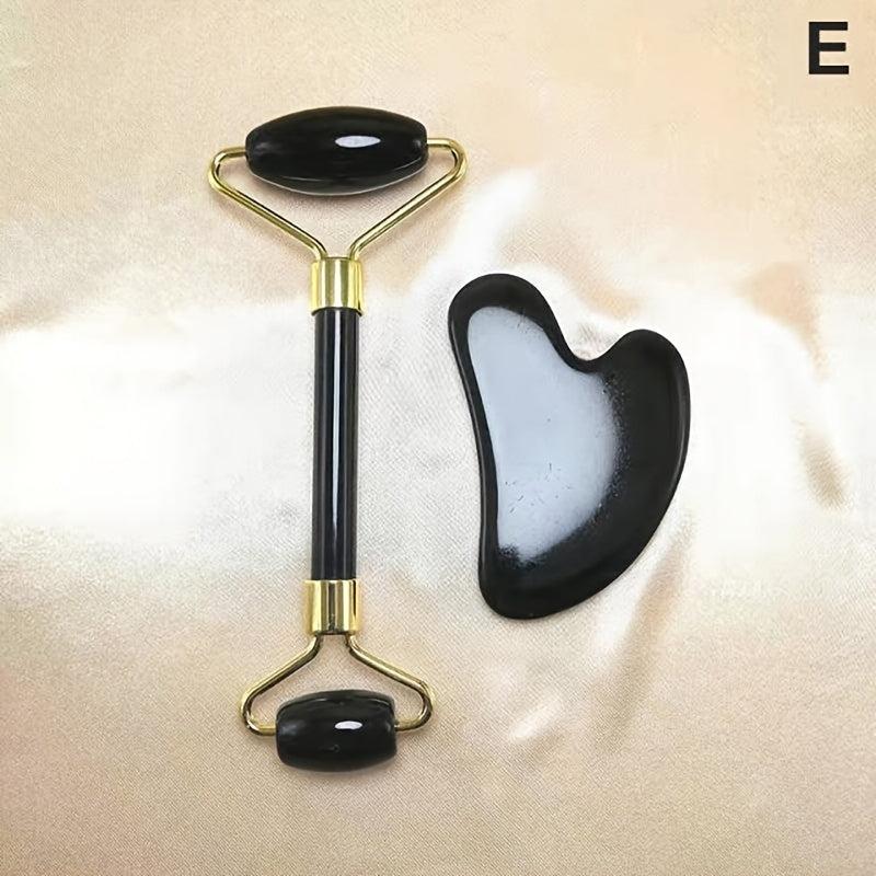 Jade Roller Massager Double-headed Beauty Instrument