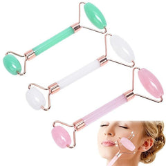 Jade Roller Massager Double-headed Beauty Instrument