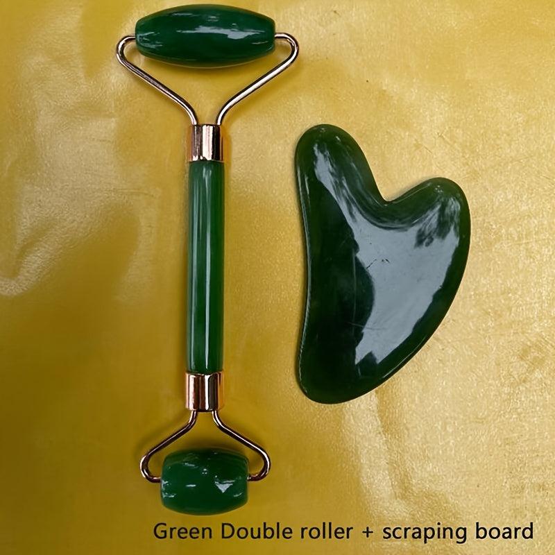 Jade Roller Massager Double-headed Beauty Instrument