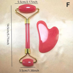 Jade Roller Massager Double-headed Beauty Instrument