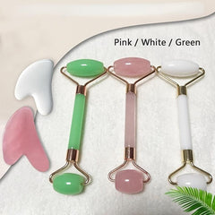 Jade Roller Massager Double-headed Beauty Instrument