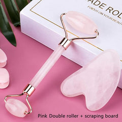 Jade Roller Massager Double-headed Beauty Instrument