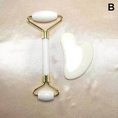 Jade Roller Massager Double-headed Beauty Instrument
