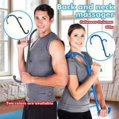 Neck And Back Massager for Trigger Point Self Massage Hook Back Scratcher