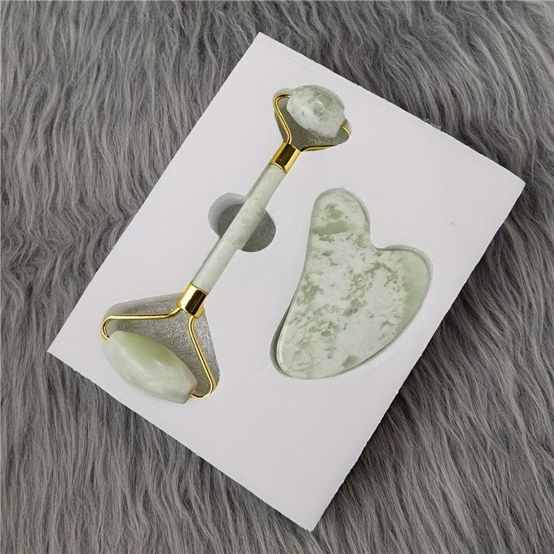 Natural Jade Stone Facial Massager Gua Sha Stone Face Gua Sha Massage
