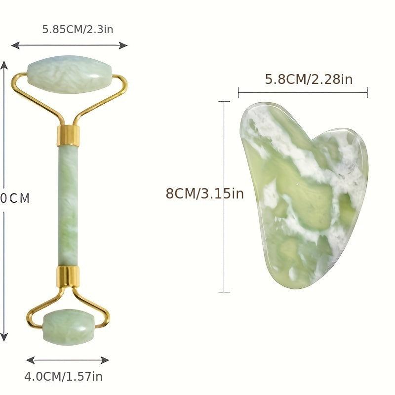 Natural Jade Stone Facial Massager Gua Sha Stone Face Gua Sha Massage