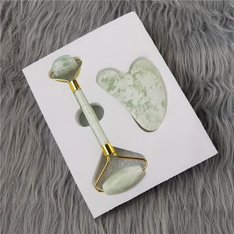 Natural Jade Stone Facial Massager Gua Sha Stone Face Gua Sha Massage
