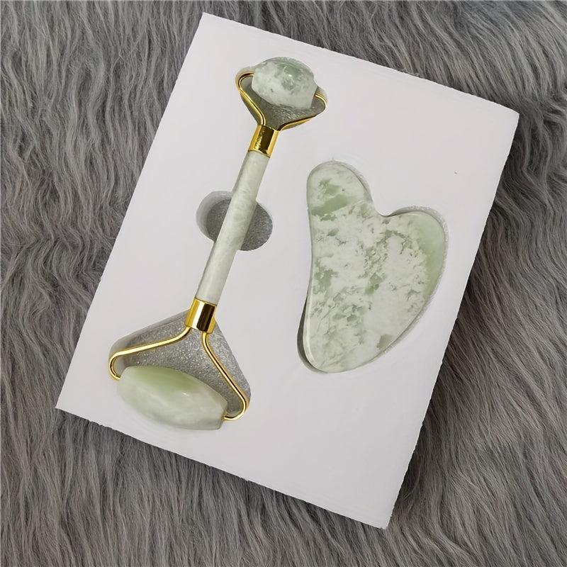 Natural Jade Stone Facial Massager Gua Sha Stone Face Gua Sha Massage