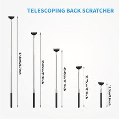 Retractable Stainless Steel Back Scratcher Relief Tool