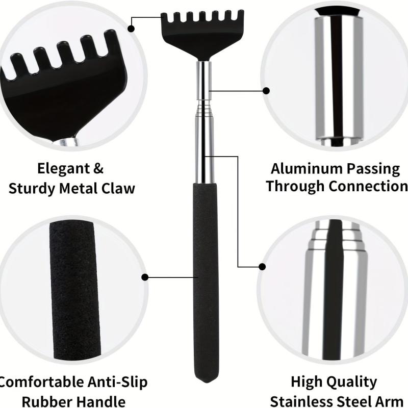 Retractable Stainless Steel Back Scratcher Relief Tool