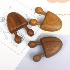 Sandalwood Facial Massage Comb & Small Snail Comb Set