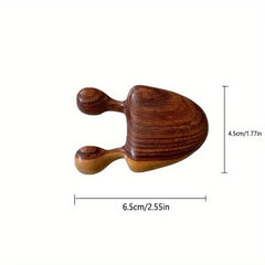 Sandalwood Facial Massage Comb & Small Snail Comb Set