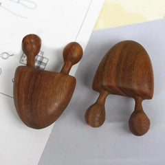 Sandalwood Facial Massage Comb & Small Snail Comb Set