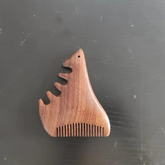 Massage Scraping Comb Wood Head Scraping Multifunctional Tooth Comb