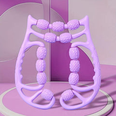 12-Wheel Circular Rolling Leg Massager for Muscle Relaxation