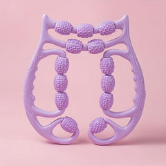 12-Wheel Circular Rolling Leg Massager for Muscle Relaxation
