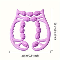 12-Wheel Circular Rolling Leg Massager for Muscle Relaxation